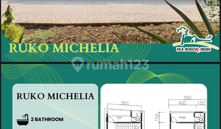 Ruko Di Vila Bogor Indah 6 All In 5 Juta !!!!