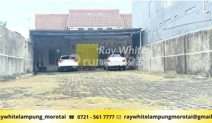 For sale land and building of Teluk Betung house 1,154 meters in Bandar Lampung city.