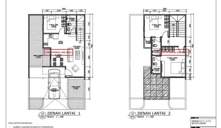 3Ktr - Dijual Rumah Baru Cluster Clayton (Primary) Uk 6X12 A Posisi Hook