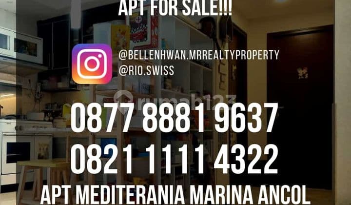 **Mediterranean Marina Residence Ancol 2 Bedroom Apartment Great**