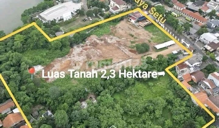 Lahan Kosong Strategis Setu Cipayung LT 23000M2 Jakarta Timur