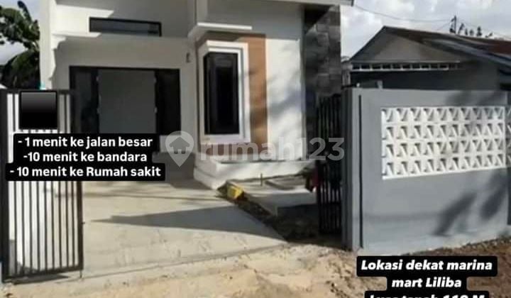 Rumah Siap Huni Nyaman di Liliba dekat Marina mart SHM