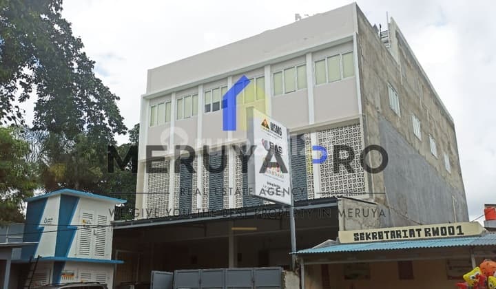 Vacant Building and Land Beside Main Road Kav DKI, North Meruya