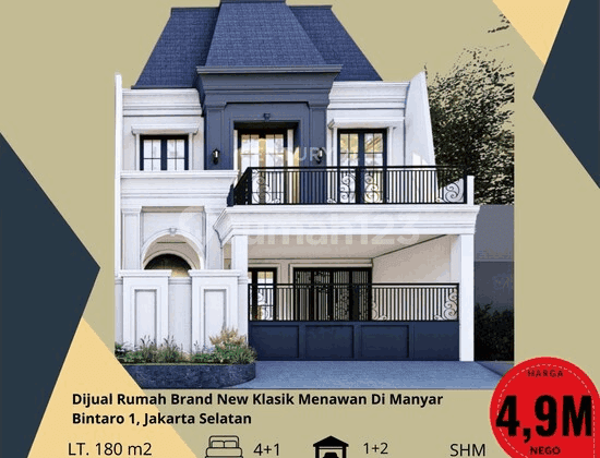 Rumah Brand New Klasik Menawan Di Manyar Bintaro 1 JakSel Rumah Brand New Klasik Menawan Di Manyar Bintaro 1 JakSel