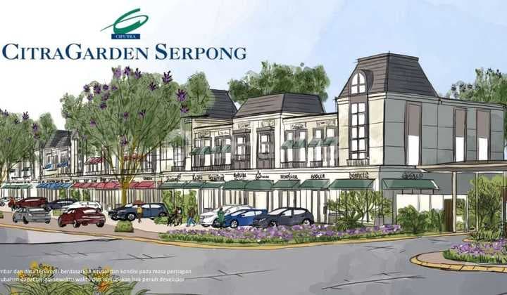 Ruko La Vallee Boulevard Citra Garden Serpong Uk 4,5x10,5 2lantai