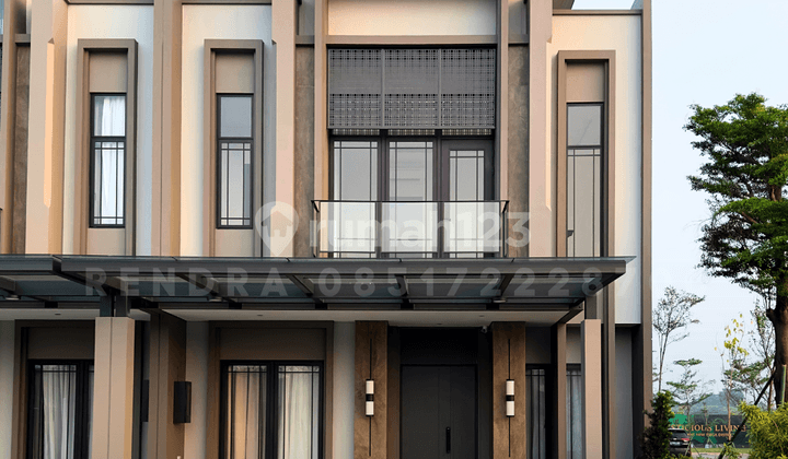 Jual Rumah Baru Free Ppn 2 Lantai Samping Jalan Utama Gading Serpong Bsd Row Jalan 50