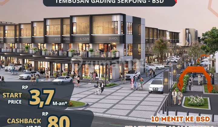 Pasadena Square South Shophouse Boulevard Gading Serpong