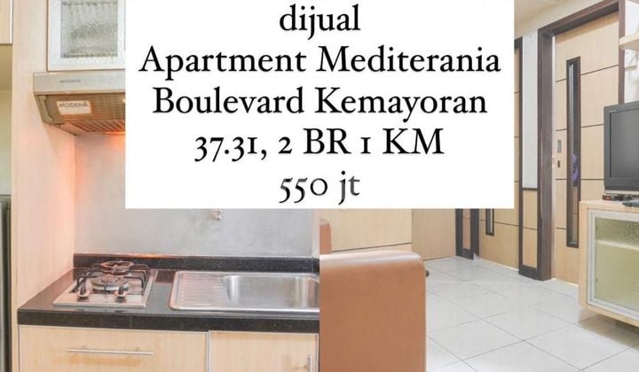 For Sale Mediterranean Boulevard Kemayoran Apartment 2br Central Jakarta