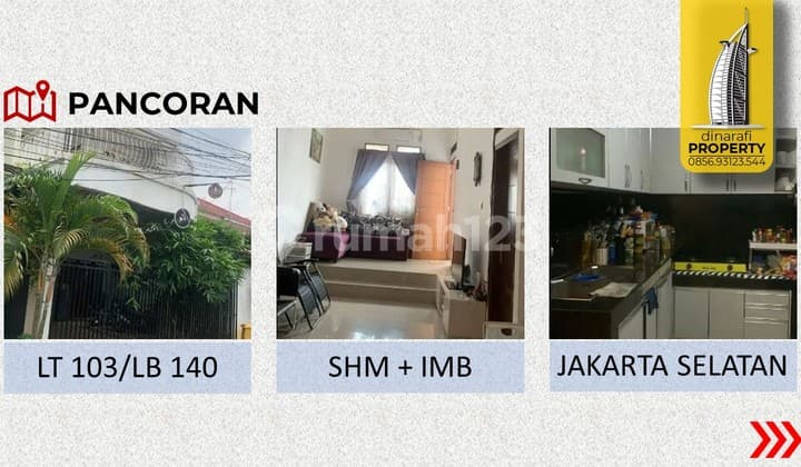 Rumah Bagus 2 Lantai Murah Jl. Kalibata Pancoran Jakarta Selatan