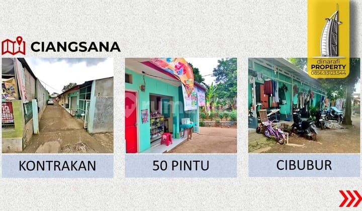 Rumah Kontrakan 50 Pintu Mepet Kota Wisata Cibubur Bogor