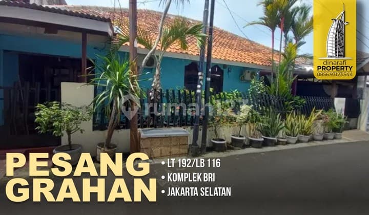 The Cheapest Asri House in BRI Pesanggrahan Complex, South Jakarta