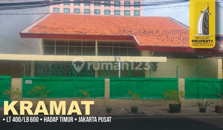 Rumah Asri Bebas Banjir Harga Mepet NJOP Jl. Kramat Jakarta Pusat