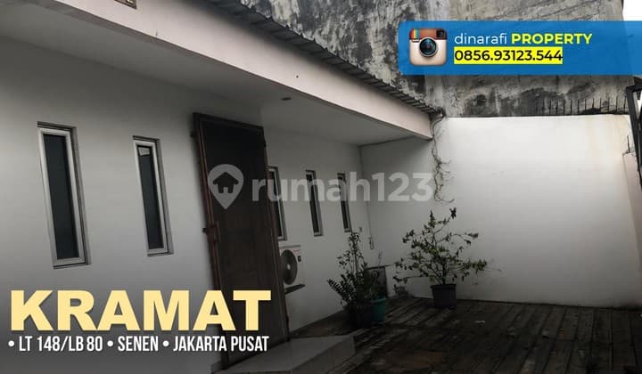 Rumah Lama SHM Tidak Pernah Banjir di Kramat Senen Jakarta Pusat