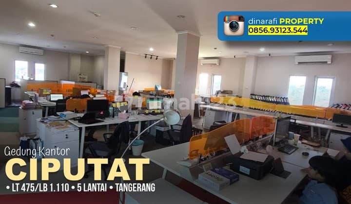 Ciputat Tangerang Banten Office Building 1,110 M Good HGB