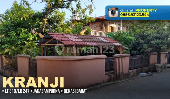 Two-Story House Needs Renovation with SHM on Jalan Patriot, Kranji, Bekasi