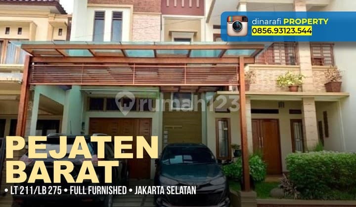 Rumah Cantik Full Furnished Cluster Siaga Pejaten Barat Jakarta