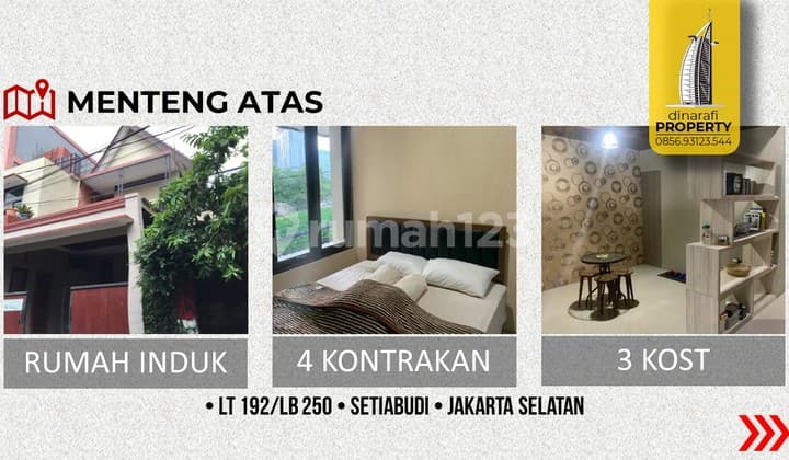 Rumah 2 Lantai Bagus Furnished SHM di Menteng Atas, Jakarta Pusat