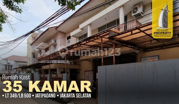 Kost 35 Kamar Occupancy 100% HGB Jati Padang, Jakarta Selatan