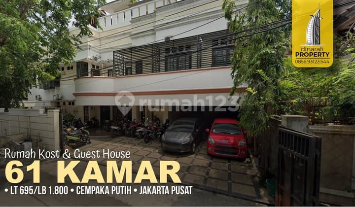Kost Taman Lagura Indah, Cempaka Putih Jakarta Pusat 1.800 m HGB