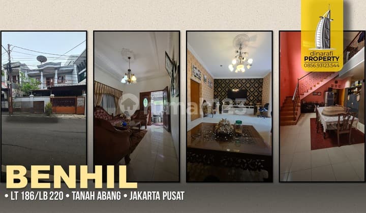 Rumah Murah Bagus Unfurnished SHM Bendungan Hilir, Jakarta Pusat