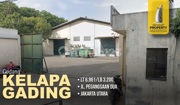Gudang di Jalan Pegangsaan Dua, Jakarta Utara 3.200 m Bagus SHM