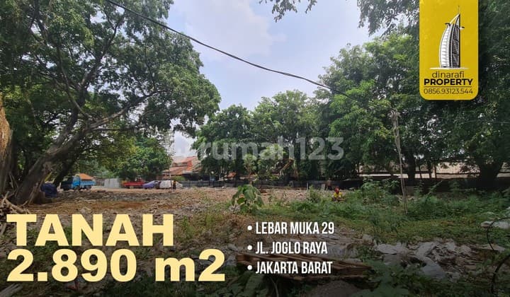 Tanah di Jalan Joglo Raya, Jakarta Barat SHM 2.890 m² Kembangan