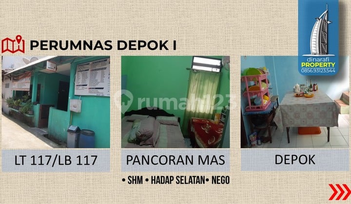 Rumah Siap Huni Perumnas Depok I SHM Pancoran Mas, Depok