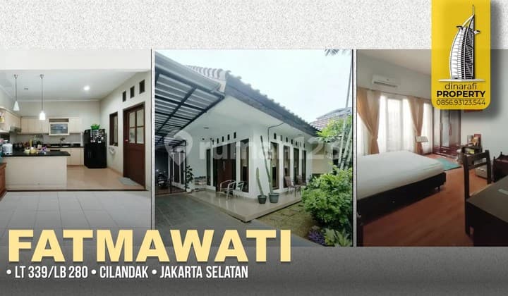 Rumah Asri Komplek Keuangan Fatmawati, Cilandak, Jakarta Selatan
