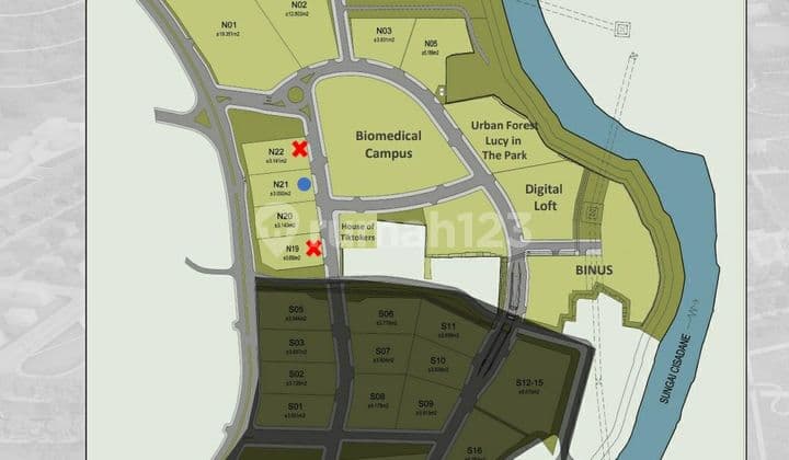 Kavling Digital Hub BSD Dekat Campus Binus & Biomedical Campus