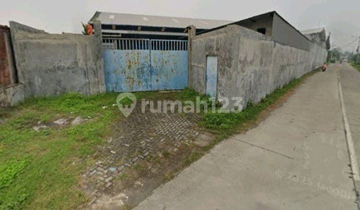 Jual Gudang Bekas Pabrik Zona Industri Murah Hitung Tanah Mess Karyawan Canggu Jetis Mojokerto