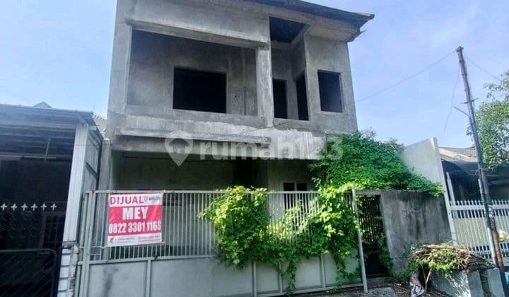 Jual Rumah Modern Minimalis Setengah Jadi Kualitas Nginden Sby Timur