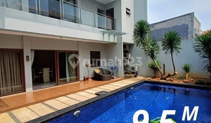 Rumah Modern Minimalis Siap Huni Lingkungan Asri Permata Hijau