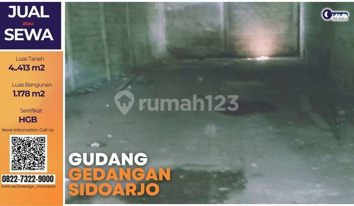 Gudang Industri Gedangan Sidoarjo Cocok Logistik & Distribusi