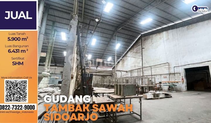 Gudang Industri Tambak Sawah Sidoarjo HGB Pt, Siap Operasionl