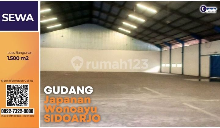 Gudang Luas 1.500 M² Wonoayu Sidoarjo Akses Industri