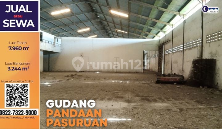 Gudang Besar Pandaan Pasuruan LT 7.960 M² SHM