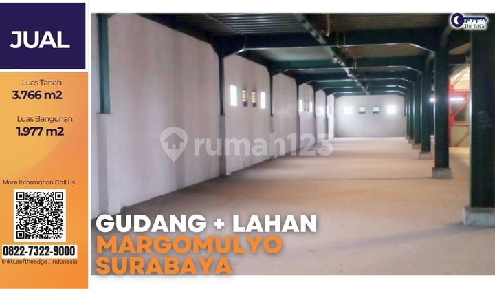 Gudang SHM di Margomulyo Surabaya Cocok untuk Pabrik & Logistik