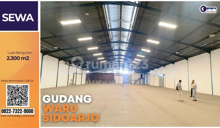 Gudang 2.300M² Waru Sidoarjo Strategis Siap Pakai