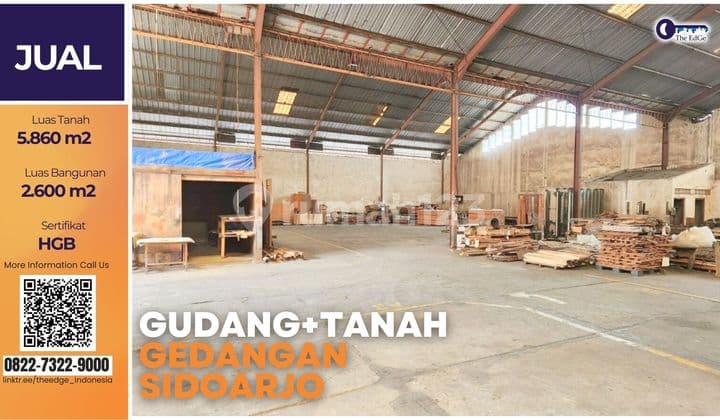 Gudang & Tanah Gedangan Sidoarjo Lokasi Industri Premium - The EdGe