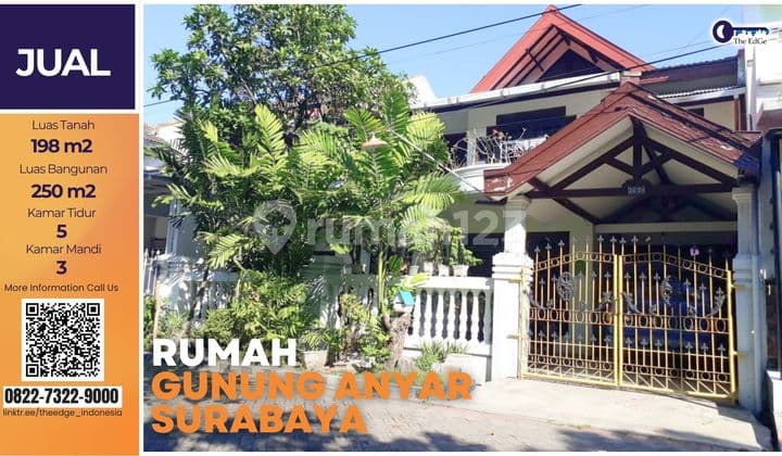 Rumah Besar Gunung Anyar Harapan - 2 Lantai SHM Siap Pakai