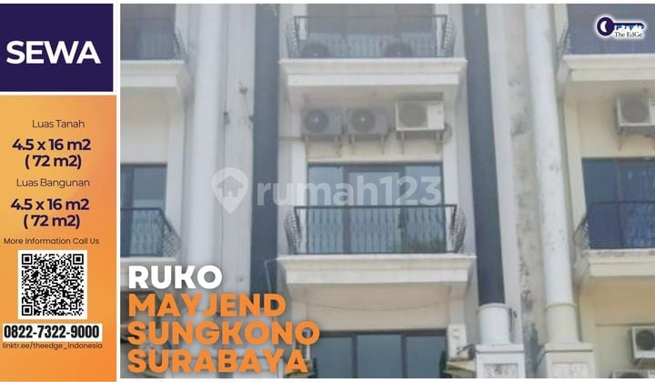 Ruko 4 Lantai Pusat Bisnis Surabaya Barat - Siap Pakai
