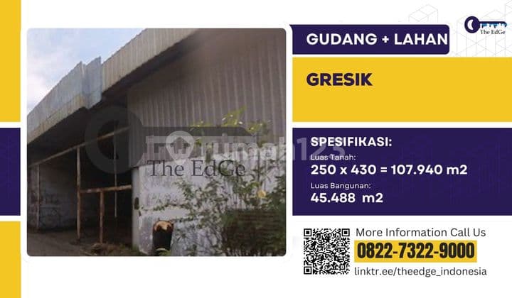 Jual Gudang Luas 10 Hektar di Gresik - The EdGe