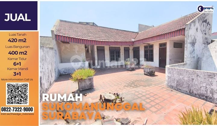 Rumah + Usaha Sukomanunggal - Jalan Kembar 2 Arah, Jarang Ada!