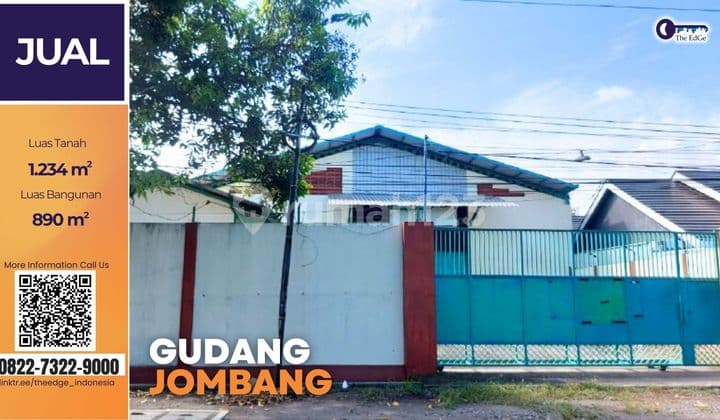 Gudang Halaman Luas Akses Truk Kontainer di Jombang - The Edge