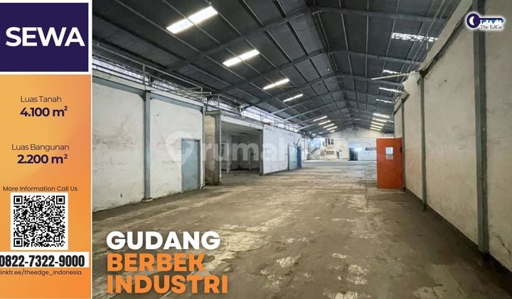 Gudang Berbek Industri Surabaya, Dekat Tol Listrik 66 Kva