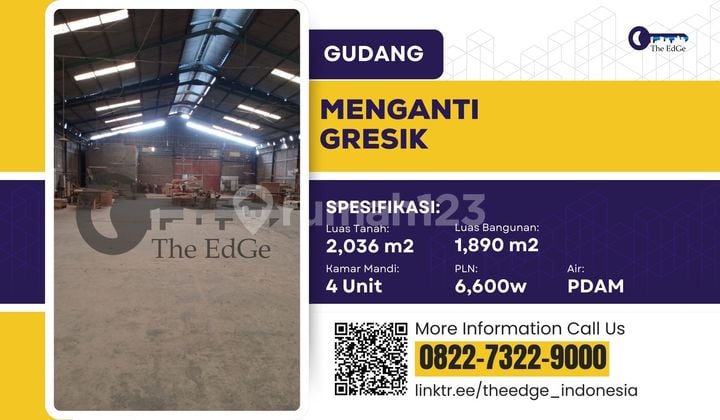 Jual Gudang Raya Domas Menganti The Edge