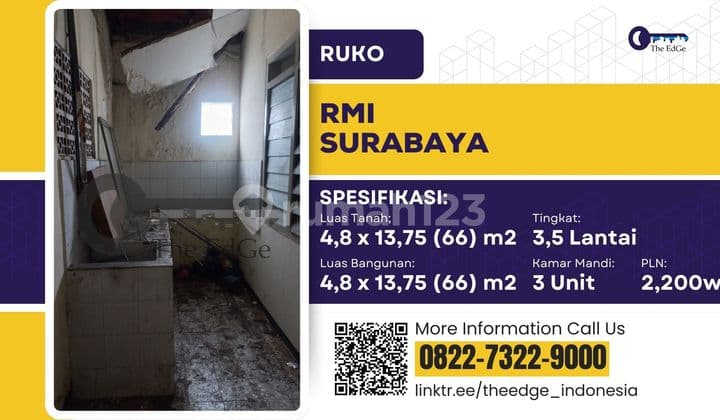 Banting Harga Jual Ruko RMI Ngagel Surabaya - The EdGe