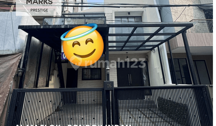 DIJUAL RUMAH BANGUNAN BARU DEKAT KE PIM & DEPAN TAMAN JL ALAM ELOK PONDOK INDAH JAKARTA SELATAN