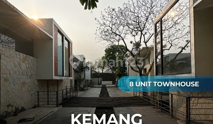 8 UNIT TOWN HOUSE KEMANG DIJUAL DIBAWAH NJOP. HARGA TERMURAH HITUNG TANAH