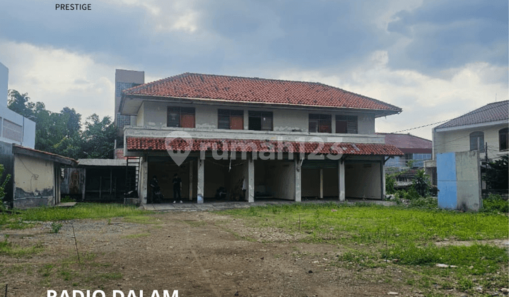 PRICE UPDATE!! QUICK SALE LAND WITH WAREHOUSE BUILDING BELOW MARKET PRICE IN RADIO DALAM KEBAYORAN BARU SOUTH JAKARTA
